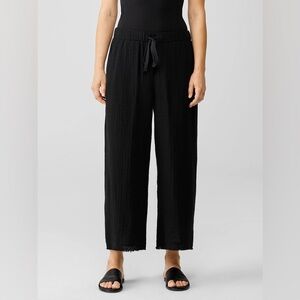 Eileen Fisher Organic Cotton Gauze Pants